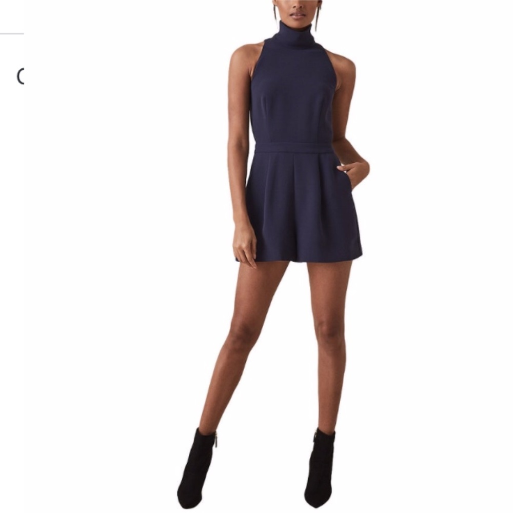 Reiss Lucille Romper Navy XS 2